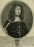 Picture 88 of 221 from Tableaux historiques, ou sont grauez les illustres francois et estrangers de l'un et de l'autre sexe : remarquables par leur naissance et leur fortune, doctrine, pieté, charges et emplois, auec les éloges sommaires contenans leurs noms et leurs qualitez, leurs peres et leurs meres, leurs aages, leurs mariages, les plus belles actions de leur vie et leurs armes blasonnées (1662), leaf 184