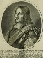 Picture 109 of 221 from Tableaux historiques, ou sont grauez les illustres francois et estrangers de l'un et de l'autre sexe : remarquables par leur naissance et leur fortune, doctrine, pieté, charges et emplois, auec les éloges sommaires contenans leurs noms et leurs qualitez, leurs peres et leurs meres, leurs aages, leurs mariages, les plus belles actions de leur vie et leurs armes blasonnées (1662), leaf 224