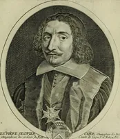 Picture 126 of 221 from Tableaux historiques, ou sont grauez les illustres francois et estrangers de l'un et de l'autre sexe : remarquables par leur naissance et leur fortune, doctrine, pieté, charges et emplois, auec les éloges sommaires contenans leurs noms et leurs qualitez, leurs peres et leurs meres, leurs aages, leurs mariages, les plus belles actions de leur vie et leurs armes blasonnées (1662), leaf 258