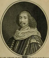 Picture 130 of 221 from Tableaux historiques, ou sont grauez les illustres francois et estrangers de l'un et de l'autre sexe : remarquables par leur naissance et leur fortune, doctrine, pieté, charges et emplois, auec les éloges sommaires contenans leurs noms et leurs qualitez, leurs peres et leurs meres, leurs aages, leurs mariages, les plus belles actions de leur vie et leurs armes blasonnées (1662), leaf 266