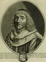 Picture 134 of 221 from Tableaux historiques, ou sont grauez les illustres francois et estrangers de l'un et de l'autre sexe : remarquables par leur naissance et leur fortune, doctrine, pieté, charges et emplois, auec les éloges sommaires contenans leurs noms et leurs qualitez, leurs peres et leurs meres, leurs aages, leurs mariages, les plus belles actions de leur vie et leurs armes blasonnées (1662), leaf 274