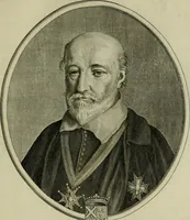 Picture 144 of 221 from Tableaux historiques, ou sont grauez les illustres francois et estrangers de l'un et de l'autre sexe : remarquables par leur naissance et leur fortune, doctrine, pieté, charges et emplois, auec les éloges sommaires contenans leurs noms et leurs qualitez, leurs peres et leurs meres, leurs aages, leurs mariages, les plus belles actions de leur vie et leurs armes blasonnées (1662), leaf 294