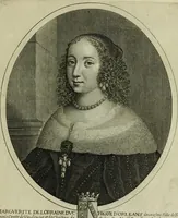 Picture 13 of 221 from Tableaux historiques, ou sont grauez les illustres francois et estrangers de l'un et de l'autre sexe : remarquables par leur naissance et leur fortune, doctrine, pieté, charges et emplois, auec les éloges sommaires contenans leurs noms et leurs qualitez, leurs peres et leurs meres, leurs aages, leurs mariages, les plus belles actions de leur vie et leurs armes blasonnées (1662), leaf 30