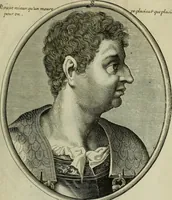 An illustration from Tableaux historiques, ou sont grauez les illustres francois et estrangers de l'un et de l'autre sexe : remarquables par leur naissance et leur fortune, doctrine, pieté, charges et emplois, auec les éloges sommaires contenans leurs noms et leurs qualitez, leurs peres et leurs meres, leurs aages, leurs mariages, les plus belles actions de leur vie et leurs armes blasonnées (1662)
