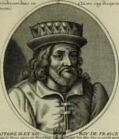 Picture 174 of 221 from Tableaux historiques, ou sont grauez les illustres francois et estrangers de l'un et de l'autre sexe : remarquables par leur naissance et leur fortune, doctrine, pieté, charges et emplois, auec les éloges sommaires contenans leurs noms et leurs qualitez, leurs peres et leurs meres, leurs aages, leurs mariages, les plus belles actions de leur vie et leurs armes blasonnées (1662), leaf 354
