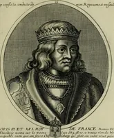 Picture 177 of 221 from Tableaux historiques, ou sont grauez les illustres francois et estrangers de l'un et de l'autre sexe : remarquables par leur naissance et leur fortune, doctrine, pieté, charges et emplois, auec les éloges sommaires contenans leurs noms et leurs qualitez, leurs peres et leurs meres, leurs aages, leurs mariages, les plus belles actions de leur vie et leurs armes blasonnées (1662), leaf 360