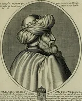 Picture 183 of 221 from Tableaux historiques, ou sont grauez les illustres francois et estrangers de l'un et de l'autre sexe : remarquables par leur naissance et leur fortune, doctrine, pieté, charges et emplois, auec les éloges sommaires contenans leurs noms et leurs qualitez, leurs peres et leurs meres, leurs aages, leurs mariages, les plus belles actions de leur vie et leurs armes blasonnées (1662), leaf 372