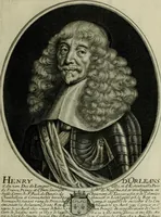 Picture 19 of 221 from Tableaux historiques, ou sont grauez les illustres francois et estrangers de l'un et de l'autre sexe : remarquables par leur naissance et leur fortune, doctrine, pieté, charges et emplois, auec les éloges sommaires contenans leurs noms et leurs qualitez, leurs peres et leurs meres, leurs aages, leurs mariages, les plus belles actions de leur vie et leurs armes blasonnées (1662), leaf 42