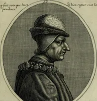 Picture 215 of 221 from Tableaux historiques, ou sont grauez les illustres francois et estrangers de l'un et de l'autre sexe : remarquables par leur naissance et leur fortune, doctrine, pieté, charges et emplois, auec les éloges sommaires contenans leurs noms et leurs qualitez, leurs peres et leurs meres, leurs aages, leurs mariages, les plus belles actions de leur vie et leurs armes blasonnées (1662), leaf 436