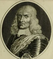 Picture 23 of 221 from Tableaux historiques, ou sont grauez les illustres francois et estrangers de l'un et de l'autre sexe : remarquables par leur naissance et leur fortune, doctrine, pieté, charges et emplois, auec les éloges sommaires contenans leurs noms et leurs qualitez, leurs peres et leurs meres, leurs aages, leurs mariages, les plus belles actions de leur vie et leurs armes blasonnées (1662), leaf 50