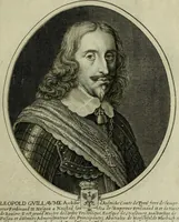 Picture 28 of 221 from Tableaux historiques, ou sont grauez les illustres francois et estrangers de l'un et de l'autre sexe : remarquables par leur naissance et leur fortune, doctrine, pieté, charges et emplois, auec les éloges sommaires contenans leurs noms et leurs qualitez, leurs peres et leurs meres, leurs aages, leurs mariages, les plus belles actions de leur vie et leurs armes blasonnées (1662), leaf 60