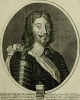 Picture 35 of 221 from Tableaux historiques, ou sont grauez les illustres francois et estrangers de l'un et de l'autre sexe : remarquables par leur naissance et leur fortune, doctrine, pieté, charges et emplois, auec les éloges sommaires contenans leurs noms et leurs qualitez, leurs peres et leurs meres, leurs aages, leurs mariages, les plus belles actions de leur vie et leurs armes blasonnées (1662), leaf 74