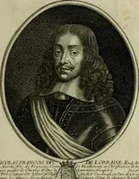 Picture 38 of 221 from Tableaux historiques, ou sont grauez les illustres francois et estrangers de l'un et de l'autre sexe : remarquables par leur naissance et leur fortune, doctrine, pieté, charges et emplois, auec les éloges sommaires contenans leurs noms et leurs qualitez, leurs peres et leurs meres, leurs aages, leurs mariages, les plus belles actions de leur vie et leurs armes blasonnées (1662), leaf 80