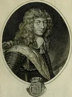 Picture 46 of 221 from Tableaux historiques, ou sont grauez les illustres francois et estrangers de l'un et de l'autre sexe : remarquables par leur naissance et leur fortune, doctrine, pieté, charges et emplois, auec les éloges sommaires contenans leurs noms et leurs qualitez, leurs peres et leurs meres, leurs aages, leurs mariages, les plus belles actions de leur vie et leurs armes blasonnées (1662), leaf 96