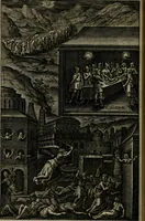 An illustration from Tableaux sacrez des figures mystiques du tres-auguste sacrifice et sacrement de l'Eucharistie : dediez a la tres chrestienne royne de France et de Nauarre Marie de Medicis (1601)