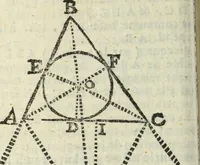 An illustration from Tables de Sinus Tangentes et Secantes (1683)