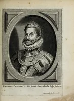 An illustration from Tabula chronologica, sive, Ducum Lotharingiae, Brabantiae, Limburgi &c. et gubernatorum ac archistrategorum eorundem ducatuum & ditionum continua series .. (1669)