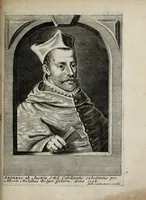 An illustration from Tabula chronologica, sive, Ducum Lotharingiae, Brabantiae, Limburgi &c. et gubernatorum ac archistrategorum eorundem ducatuum & ditionum continua series .. (1669)