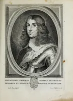 An illustration from Tabula chronologica, sive, Ducum Lotharingiae, Brabantiae, Limburgi &c. et gubernatorum ac archistrategorum eorundem ducatuum & ditionum continua series .. (1669)