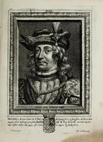An illustration from Tabula chronologica, sive, Ducum Lotharingiae, Brabantiae, Limburgi &c. et gubernatorum ac archistrategorum eorundem ducatuum & ditionum continua series .. (1669)