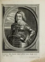 An illustration from Tabula chronologica, sive, Ducum Lotharingiae, Brabantiae, Limburgi &c. et gubernatorum ac archistrategorum eorundem ducatuum & ditionum continua series .. (1669)