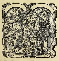An illustration from Tabulæ Rudolphinæ, : quibus astronomicæ scientiæ, temporum longinquitate collapsæ restauratio continetur; (1627)