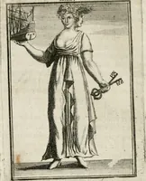 Picture 27 of 71 from Tafereel van overdeftige zinnebeelden : gemaelt naer de deuchden, ondeuchden, gemoetsdriften der menschen, straffen Godts, en zegeningen : eerst beschreven door Cesare Ripa, Pierius Valerianus, Orus Apollo, en anderen ... (1722), leaf 137