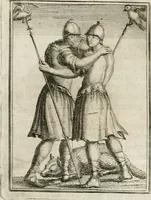 Picture 51 of 71 from Tafereel van overdeftige zinnebeelden : gemaelt naer de deuchden, ondeuchden, gemoetsdriften der menschen, straffen Godts, en zegeningen : eerst beschreven door Cesare Ripa, Pierius Valerianus, Orus Apollo, en anderen ... (1722), leaf 303