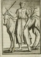 Picture 57 of 71 from Tafereel van overdeftige zinnebeelden : gemaelt naer de deuchden, ondeuchden, gemoetsdriften der menschen, straffen Godts, en zegeningen : eerst beschreven door Cesare Ripa, Pierius Valerianus, Orus Apollo, en anderen ... (1722), leaf 352