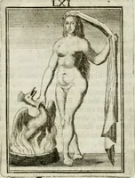 An illustration from Tafereel van overdeftige zinnebeelden : gemaelt naer de deuchden, ondeuchden, gemoetsdriften der menschen, straffen Godts, en zegeningen : eerst beschreven door Cesare Ripa, Pierius Valerianus, Orus Apollo, en anderen ... (1722)