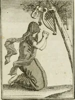 Picture 65 of 71 from Tafereel van overdeftige zinnebeelden : gemaelt naer de deuchden, ondeuchden, gemoetsdriften der menschen, straffen Godts, en zegeningen : eerst beschreven door Cesare Ripa, Pierius Valerianus, Orus Apollo, en anderen ... (1722), leaf 420