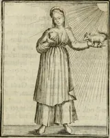 An illustration from Tafereel van overdeftige zinnebeelden : gemaelt naer de deuchden, ondeuchden, gemoetsdriften der menschen, straffen Godts, en zegeningen : eerst beschreven door Cesare Ripa, Pierius Valerianus, Orus Apollo, en anderen ... (1722)