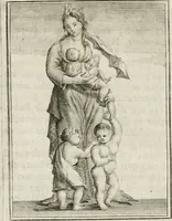 An illustration from Tafereel van overdeftige zinnebeelden : gemaelt naer de deuchden, ondeuchden, gemoetsdriften der menschen, straffen Godts, en zegeningen : eerst beschreven door Cesare Ripa, Pierius Valerianus, Orus Apollo, en anderen ... (1722)