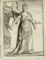 An illustration from Tafereel van overdeftige zinnebeelden : gemaelt naer de deuchden, ondeuchden, gemoetsdriften der menschen, straffen Godts, en zegeningen : eerst beschreven door Cesare Ripa, Pierius Valerianus, Orus Apollo, en anderen ... (1722)