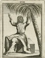 Picture 21 of 71 from Tafereel van overdeftige zinnebeelden : gemaelt naer de deuchden, ondeuchden, gemoetsdriften der menschen, straffen Godts, en zegeningen : eerst beschreven door Cesare Ripa, Pierius Valerianus, Orus Apollo, en anderen ... (1722), leaf 99