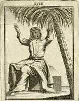 Picture 20 of 68 from Tafereel van overdeftige zinnebeelden : gemaelt naer de deuchden, ondeuchden, gemoetsdriften der menschen, straffen Godts, en zegeningen : eerst beschreven door Cesare Ripa, Pierius Valerianus, Orus Apollo, en anderen ... (1722), leaf 101