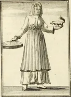 An illustration from Tafereel van overdeftige zinnebeelden : gemaelt naer de deuchden, ondeuchden, gemoetsdriften der menschen, straffen Godts, en zegeningen : eerst beschreven door Cesare Ripa, Pierius Valerianus, Orus Apollo, en anderen ... (1722)