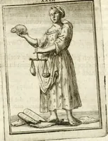 Picture 34 of 68 from Tafereel van overdeftige zinnebeelden : gemaelt naer de deuchden, ondeuchden, gemoetsdriften der menschen, straffen Godts, en zegeningen : eerst beschreven door Cesare Ripa, Pierius Valerianus, Orus Apollo, en anderen ... (1722), leaf 192