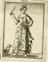 An illustration from Tafereel van overdeftige zinnebeelden : gemaelt naer de deuchden, ondeuchden, gemoetsdriften der menschen, straffen Godts, en zegeningen : eerst beschreven door Cesare Ripa, Pierius Valerianus, Orus Apollo, en anderen ... (1722)
