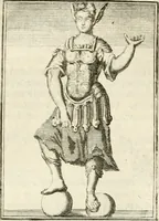 Picture 43 of 68 from Tafereel van overdeftige zinnebeelden : gemaelt naer de deuchden, ondeuchden, gemoetsdriften der menschen, straffen Godts, en zegeningen : eerst beschreven door Cesare Ripa, Pierius Valerianus, Orus Apollo, en anderen ... (1722), leaf 254