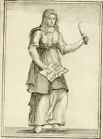 Picture 6 of 68 from Tafereel van overdeftige zinnebeelden : gemaelt naer de deuchden, ondeuchden, gemoetsdriften der menschen, straffen Godts, en zegeningen : eerst beschreven door Cesare Ripa, Pierius Valerianus, Orus Apollo, en anderen ... (1722), leaf 34