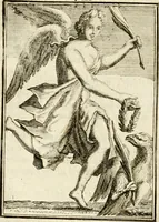 An illustration from Tafereel van overdeftige zinnebeelden : gemaelt naer de deuchden, ondeuchden, gemoetsdriften der menschen, straffen Godts, en zegeningen : eerst beschreven door Cesare Ripa, Pierius Valerianus, Orus Apollo, en anderen ... (1722)