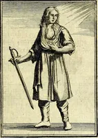 An illustration from Tafereel van overdeftige zinnebeelden, gemaelt naer de deuchden, ondeuchden, gemoetsdriften der menschen, straffen Godts, en zegeningen (1722)