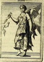 An illustration from Tafereel van overdeftige zinnebeelden, gemaelt naer de deuchden, ondeuchden, gemoetsdriften der menschen, straffen Godts, en zegeningen (1722)