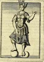 An illustration from Tafereel van overdeftige zinnebeelden, gemaelt naer de deuchden, ondeuchden, gemoetsdriften der menschen, straffen Godts, en zegeningen (1722)