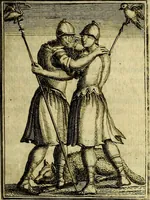 An illustration from Tafereel van overdeftige zinnebeelden, gemaelt naer de deuchden, ondeuchden, gemoetsdriften der menschen, straffen Godts, en zegeningen (1722)