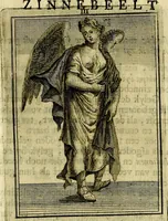 An illustration from Tafereel van overdeftige zinnebeelden, gemaelt naer de deuchden, ondeuchden, gemoetsdriften der menschen, straffen Godts, en zegeningen (1722)