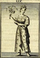 An illustration from Tafereel van overdeftige zinnebeelden, gemaelt naer de deuchden, ondeuchden, gemoetsdriften der menschen, straffen Godts, en zegeningen (1722)