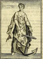 An illustration from Tafereel van overdeftige zinnebeelden, gemaelt naer de deuchden, ondeuchden, gemoetsdriften der menschen, straffen Godts, en zegeningen (1722)