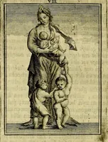 An illustration from Tafereel van overdeftige zinnebeelden, gemaelt naer de deuchden, ondeuchden, gemoetsdriften der menschen, straffen Godts, en zegeningen (1722)